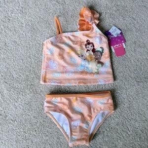 NWT Disney Princess two piece swimsuit